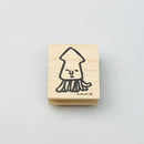 [RiraRira Hanko] Squid-kun rubber stamp