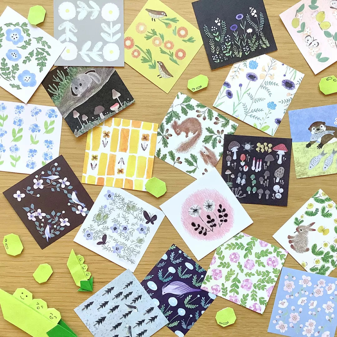 [4legs] "For Flower Lovers" Miniature Loose Memo Set in Box