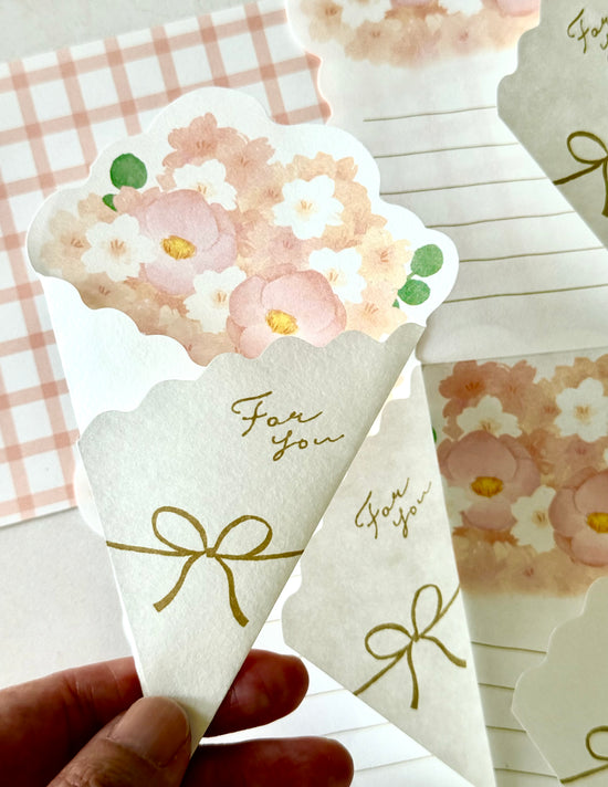 [Furukawashiko] Sakura Bouquet message paper