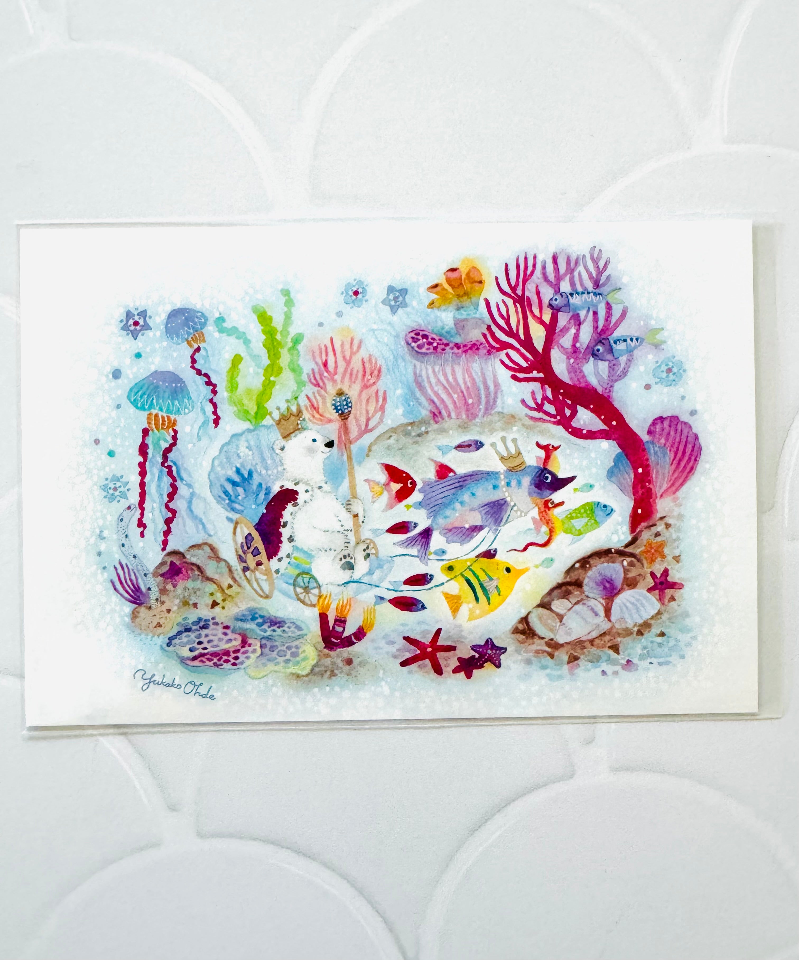 [Yukako Ohde] Underwater Kingdom postcard
