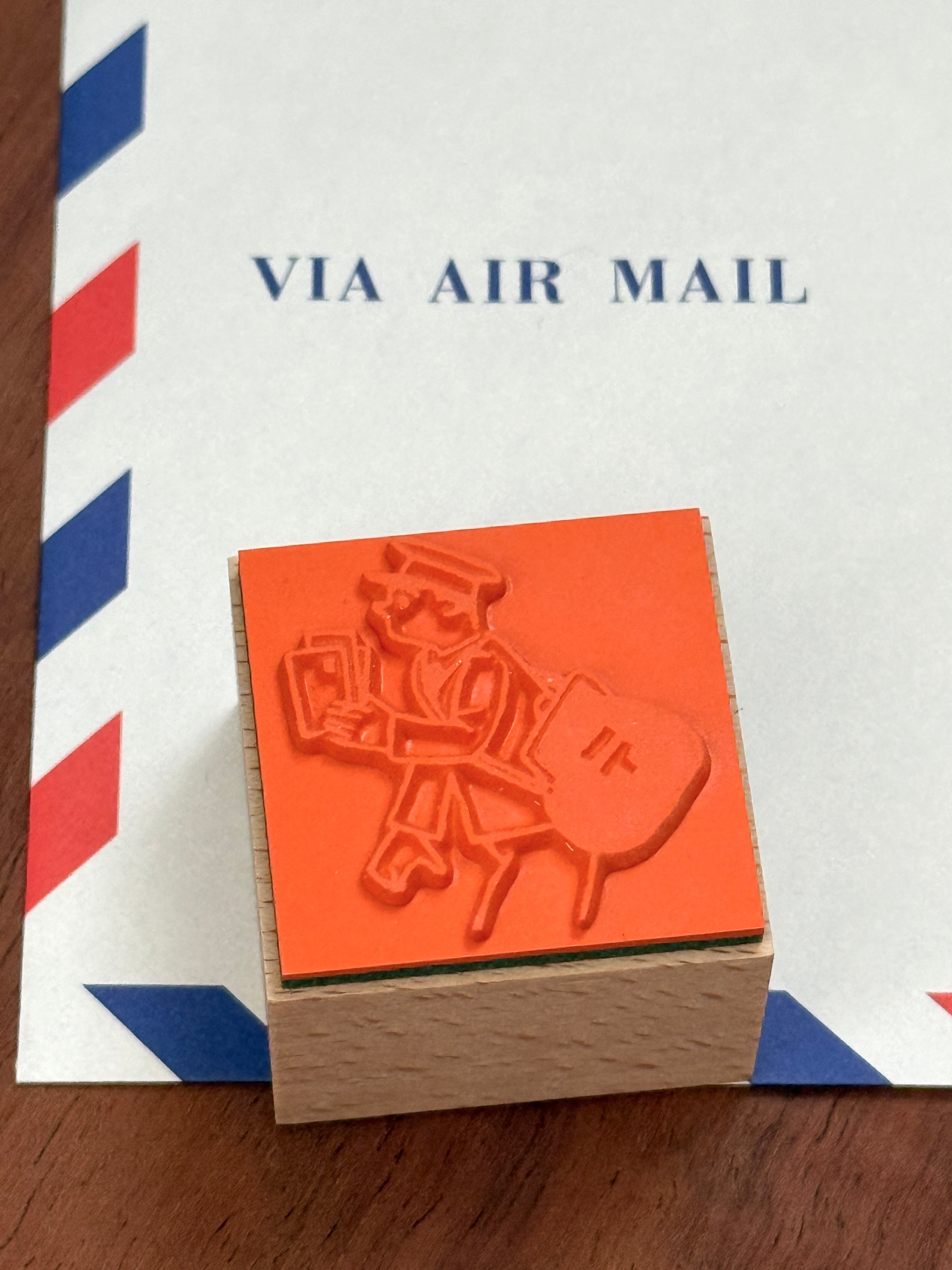 [Nobarasha] Postal Carrier rubber stamp