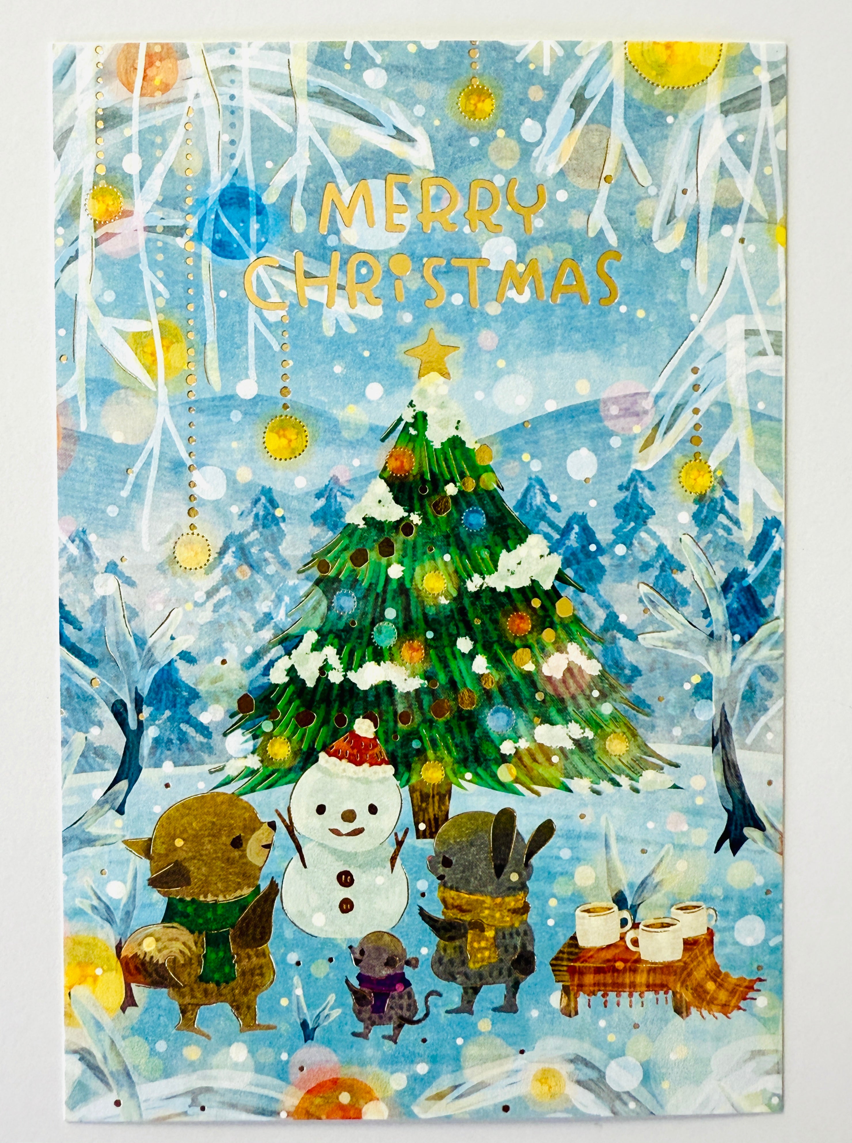 [Sorahana] Muumegu x Snowman postcard