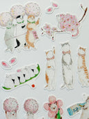 [TOCORO COMUGI] Tipsy Hanami Celebration sticker sheet