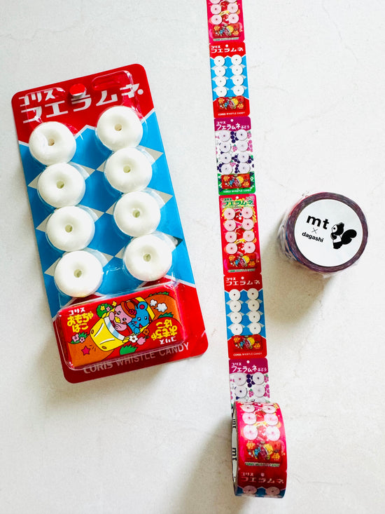 [mt] dagashi x whistle ramune washi tape