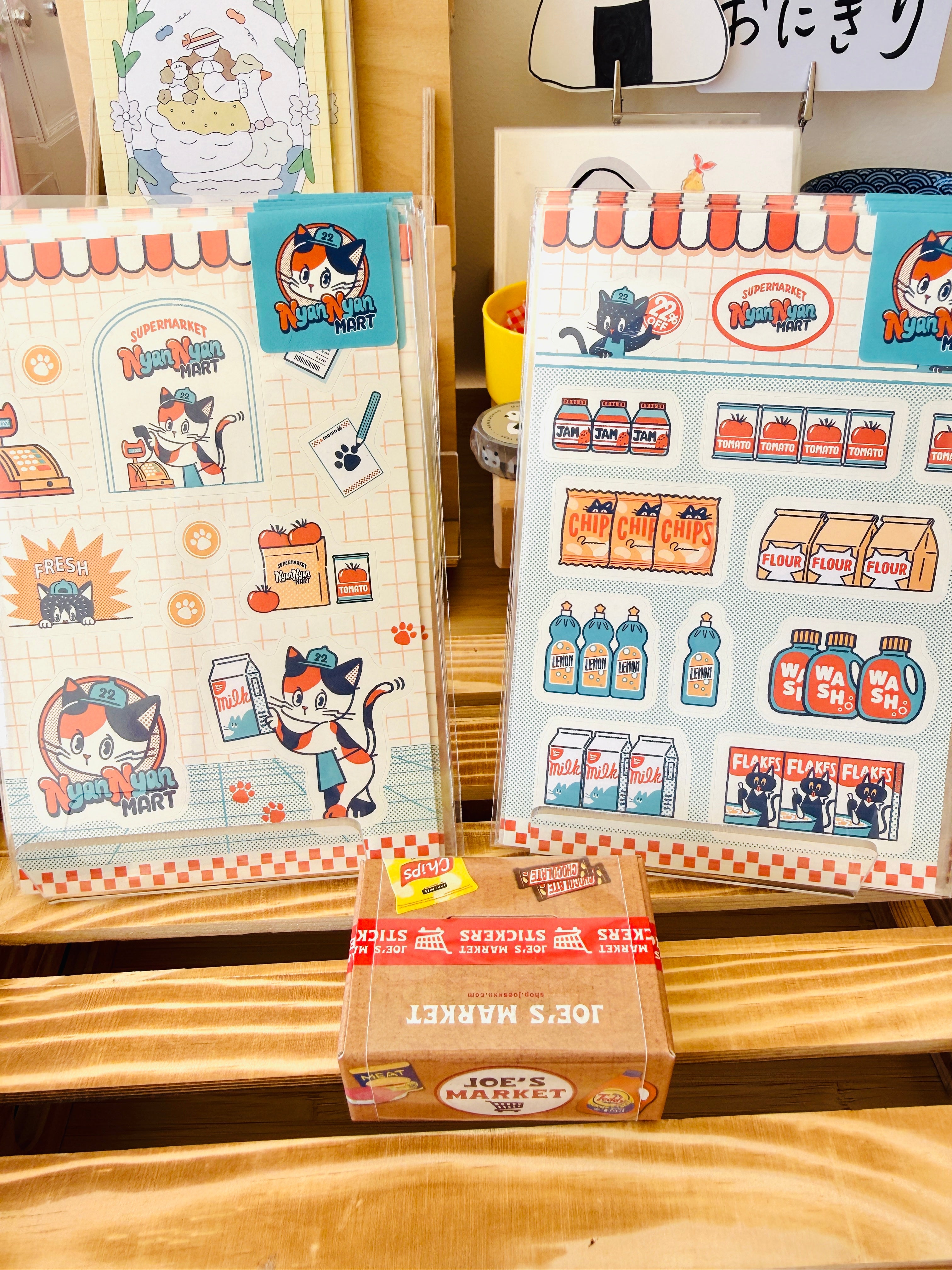 [Papier Platz] ob1toy x Cat Mart 🛒sticker sheet