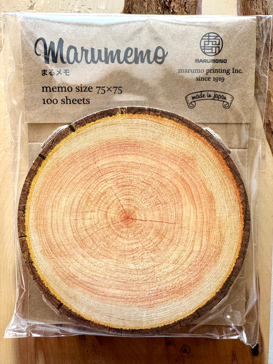 [Marumo] Wood Block Memo Pad