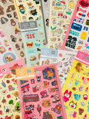 [terako] Creators Circus collab x WANPAKU HOUSE · I Love Food sticker sheet