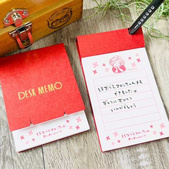 [RiraRira Hanko] Maron Desk Memo Pad