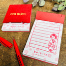 [RiraRira Hanko] Maiko Desk Memo Pad