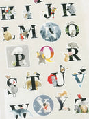 [Tomoko Shintani] Animal Alphabet A-Z sticker sheet