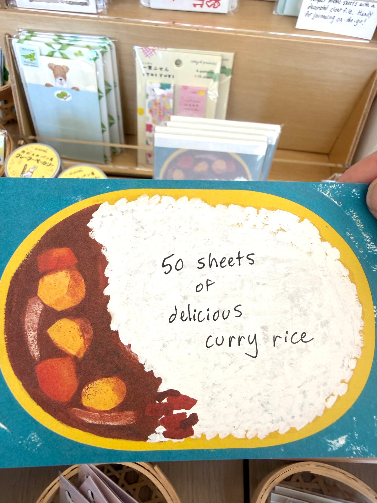 [Tegamisha] Sato Yuki · Curry Rice Memo Pad
