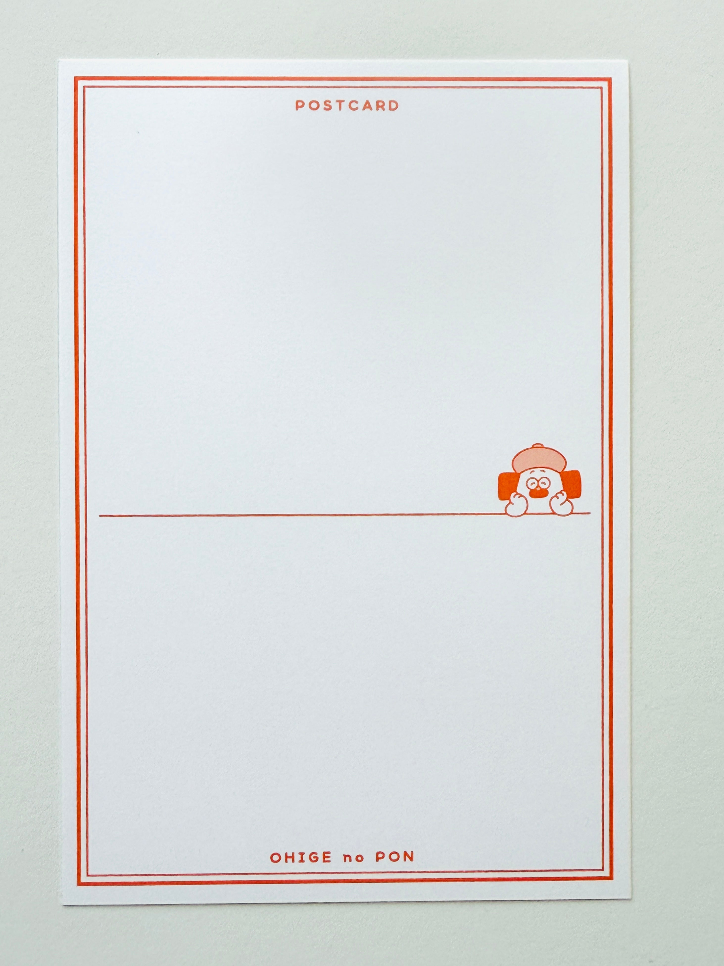 [Makoto Kanazawa] OHIGE no Pon postcard (set of 2)