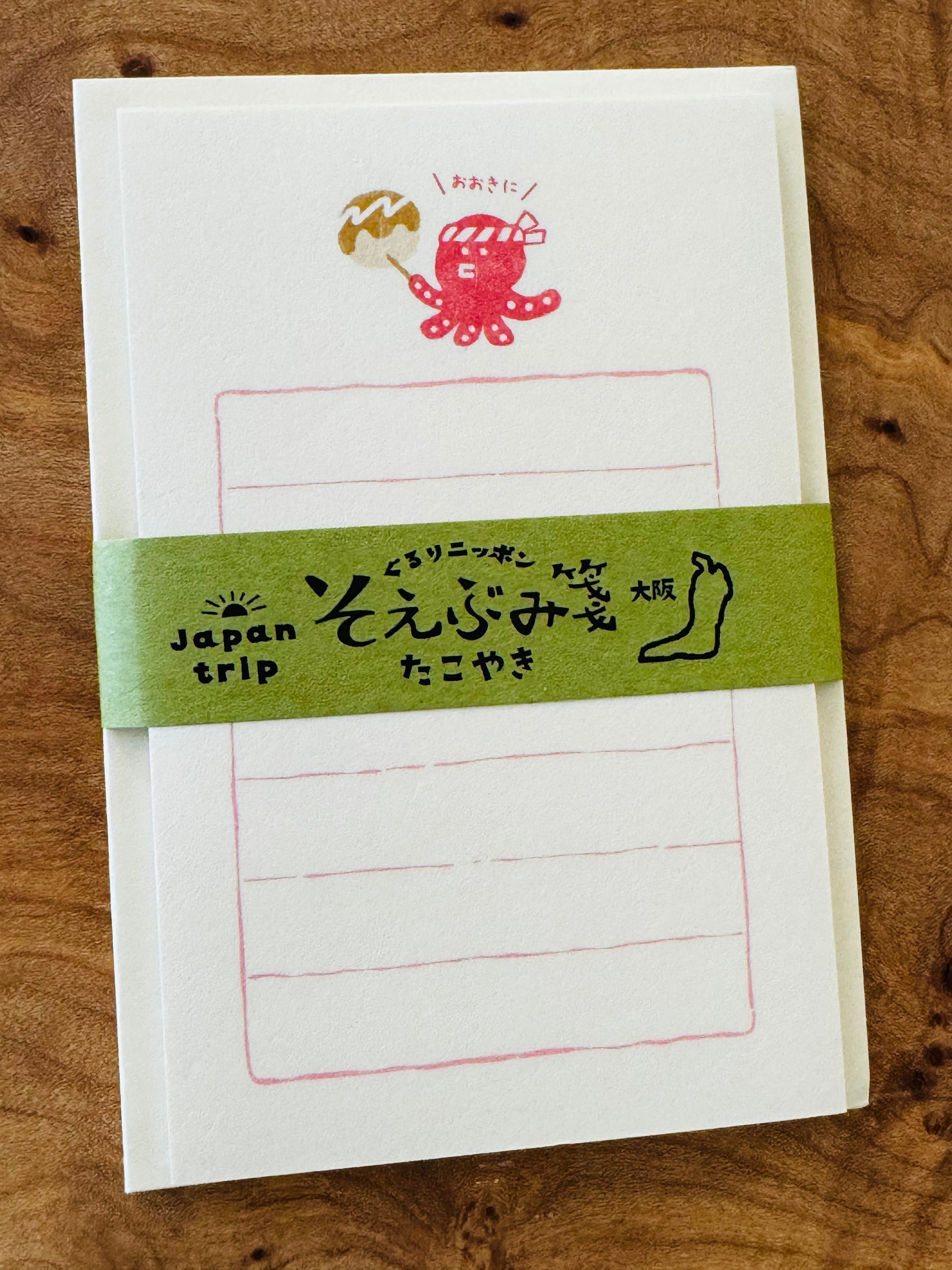[Furukawashiko] Gifu and Osaka Soebumi mini letter + flake stickers {discontinued • no restock}