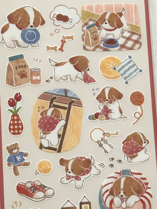 [MIND WAVE] Puppy Outing sticker sheet