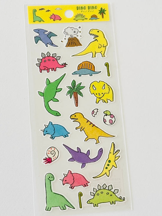 [Active] Colorful Dinos sticker sheet