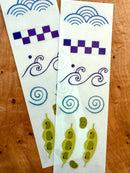 [SEAL-DO] Shinzi Katoh x Seigaiha sticker sheet - set of 2