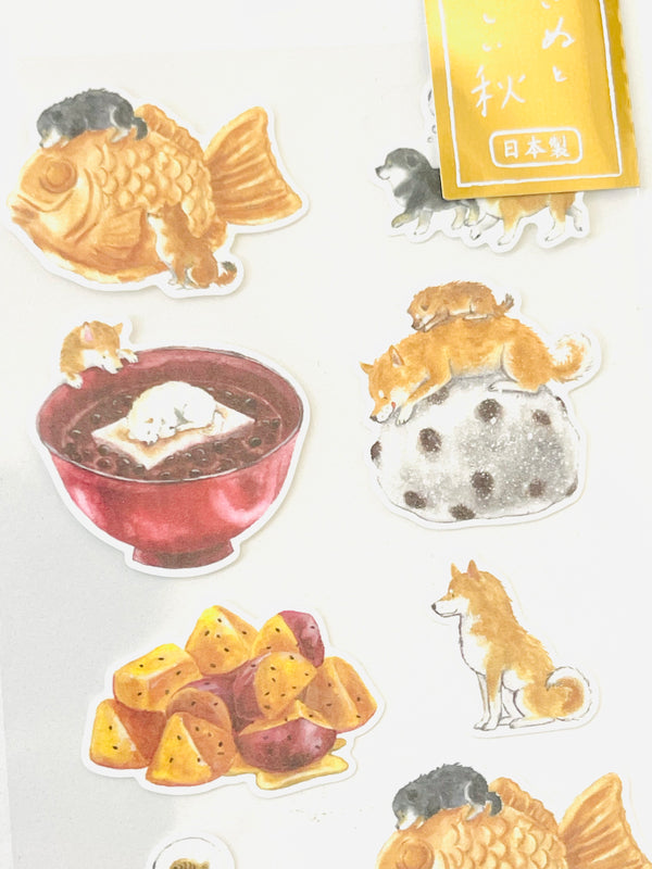 shiba inu: Japanese snacks