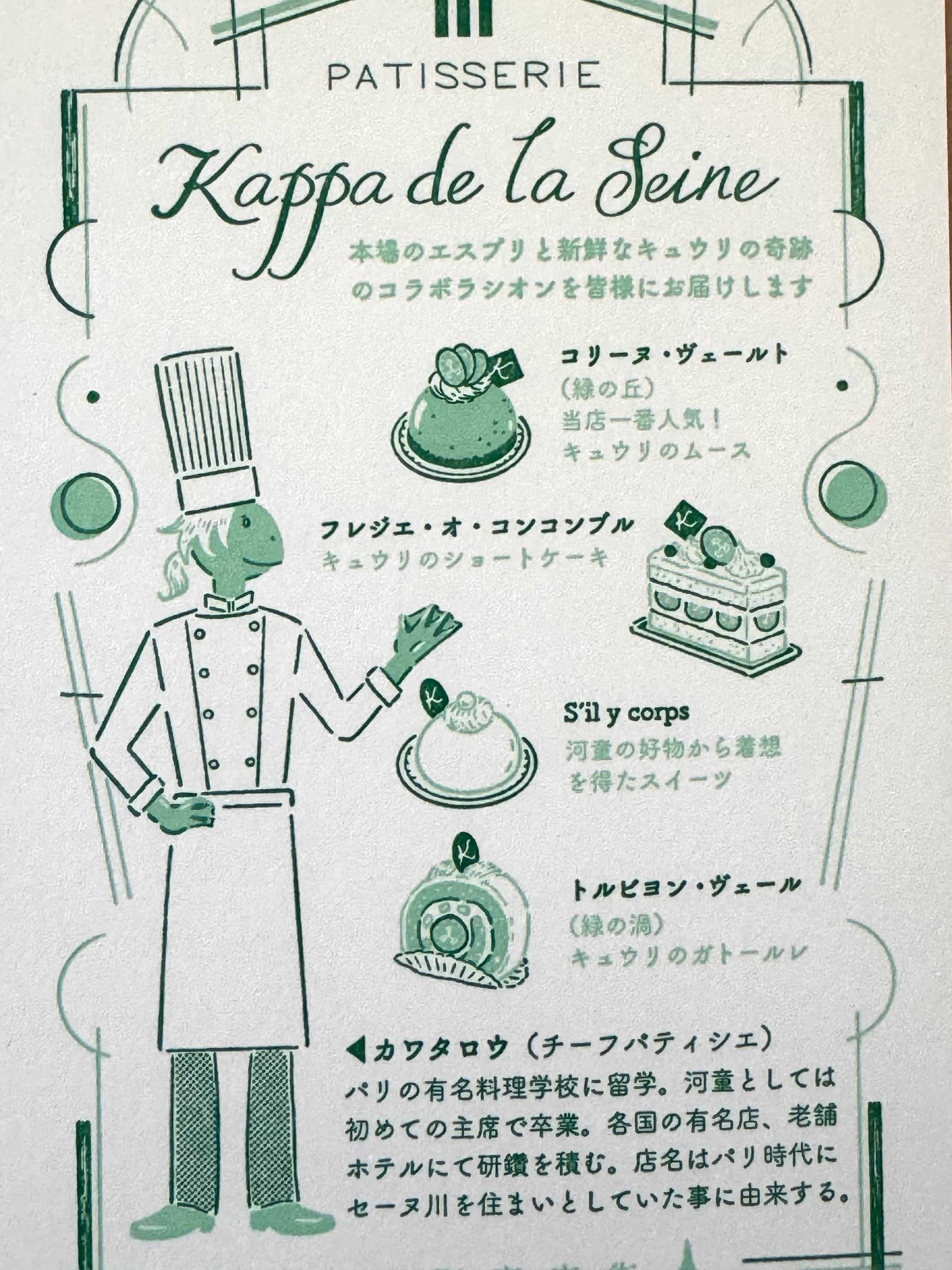 [Kyupodo] Kappa de la Seine postcard