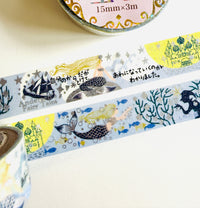 [SEAL-DO] Shinzi Katoh x Fairy Tale: The Little Mermaid washi tape