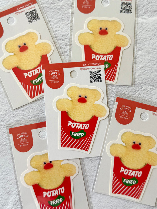 [Cathy ToyToy] Potato Fried decal sticker