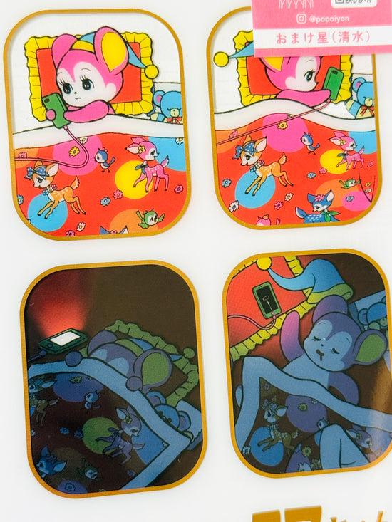 [Popoiyon] Creators Circus collab x Kuma chan Scrolling…Asleep clear card