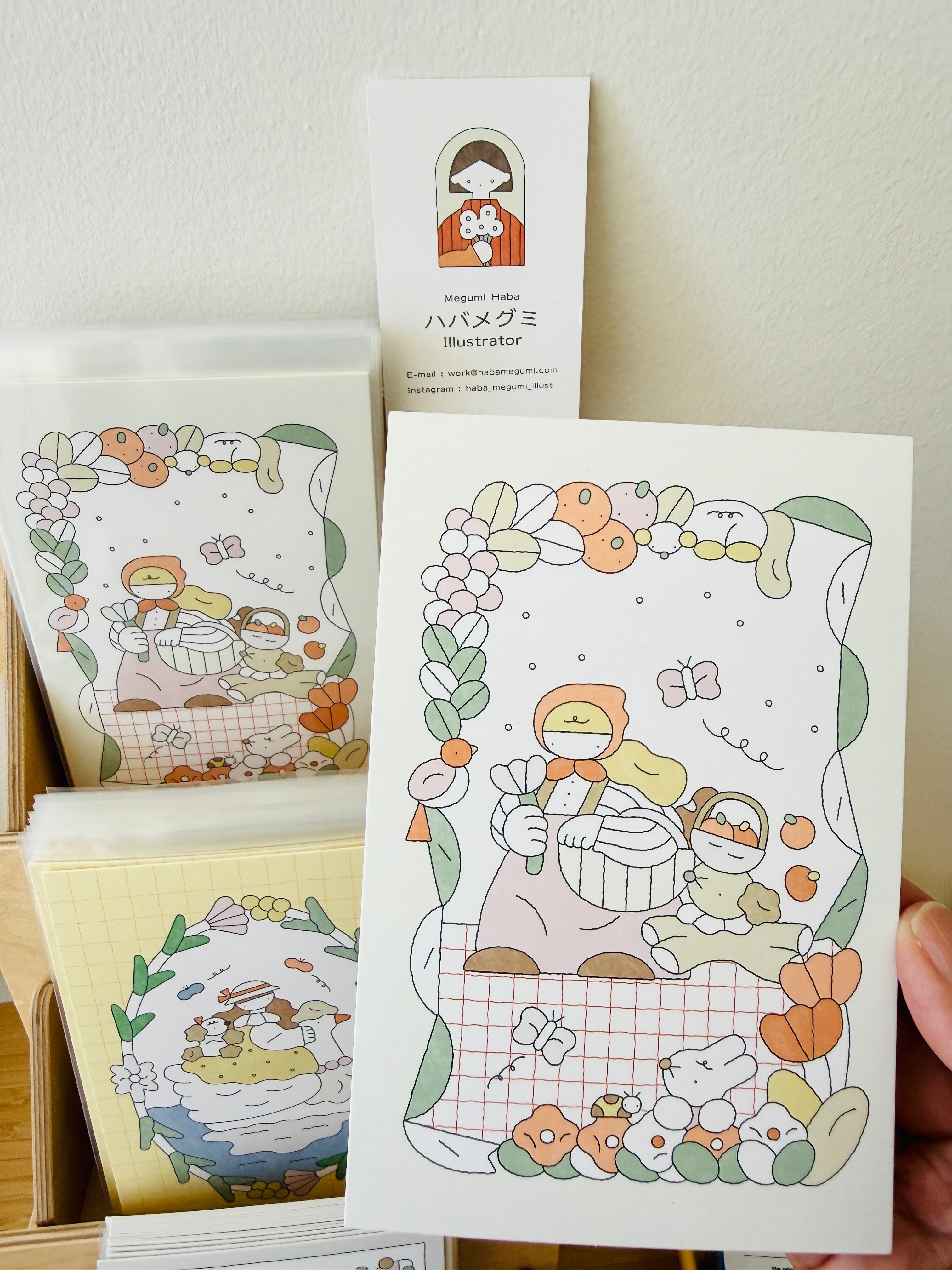 [Megumi Haba] Paper Treats collaboration postcard