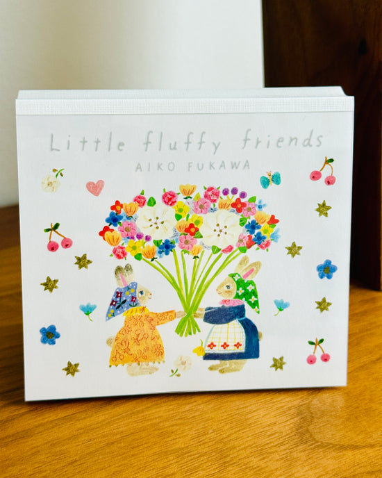 [cozyca] Little Fluffy Friends memo block x Aiko Fukawa