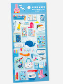 [MIND WAVE] Yuru Animals Fun in the Sea • Character Miniature School series sticker sheet