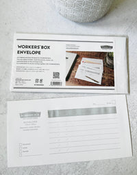 WORKER'S BOX Envelope File