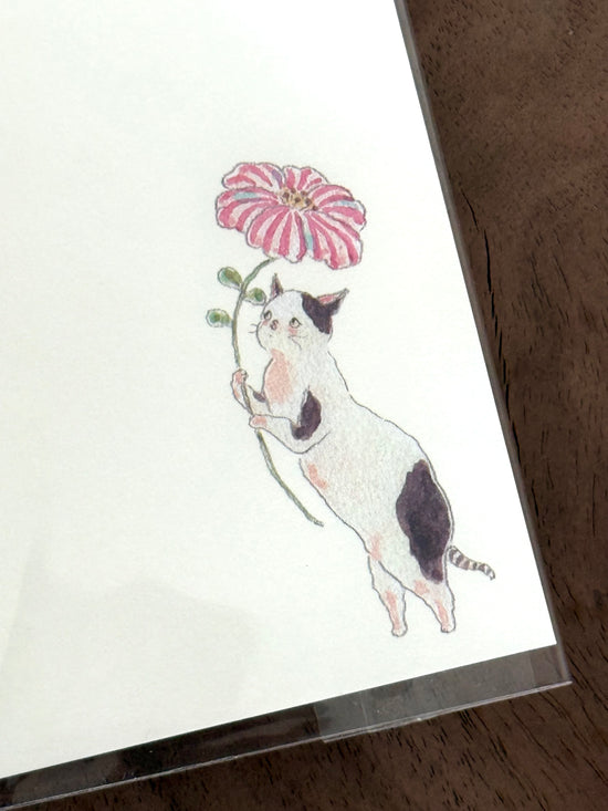 [tocorocomugi] Happy Birthday Bouquet mini message card