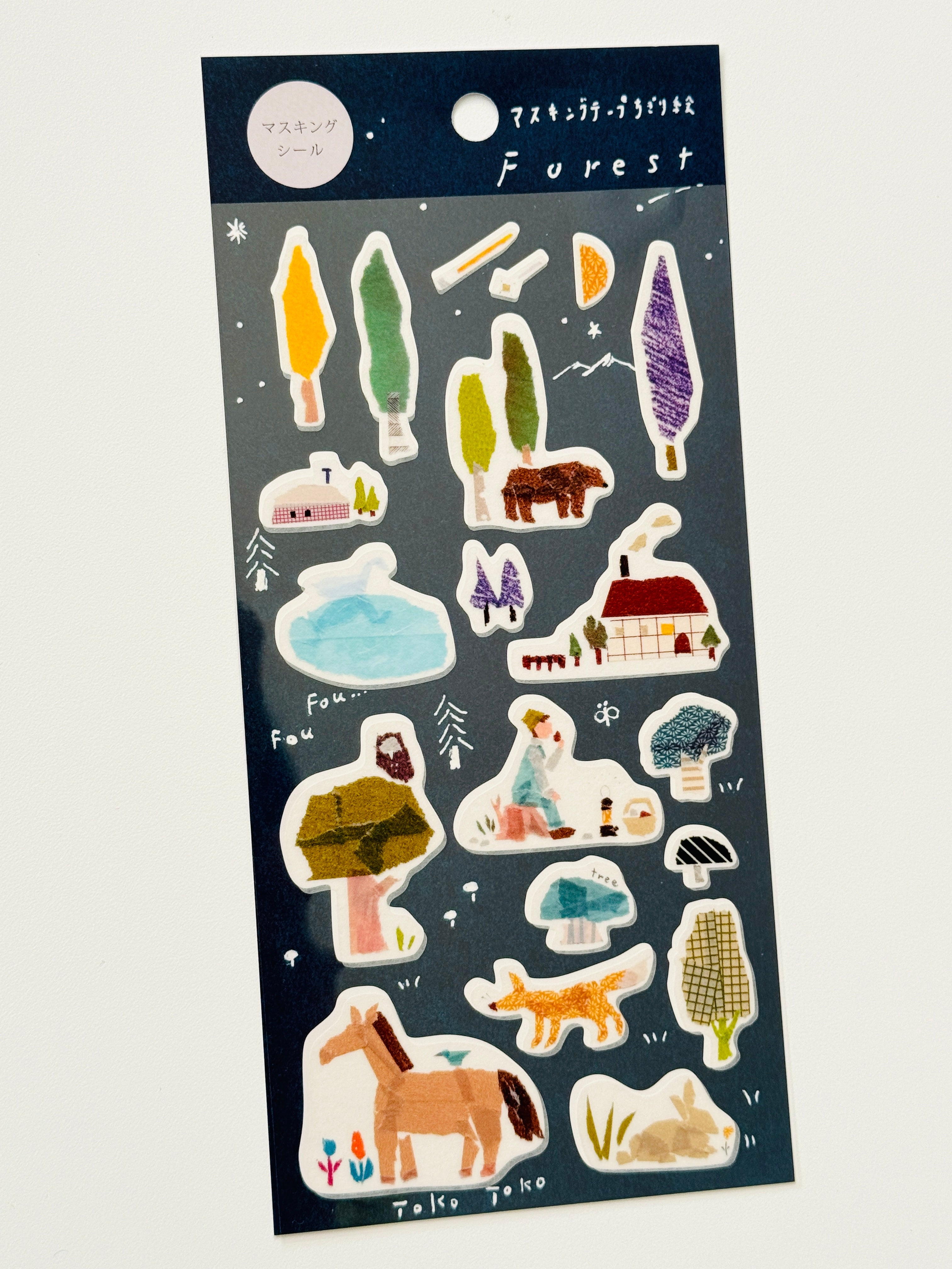 [Miki Tamura] SAIEN x Forest sticker sheet