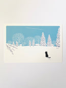 [Tabineko] Winter Contrail (2011) postcard x Toshinori Mori
