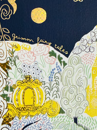 [SEAL-DO] Shinzi Katoh x Walking Literature series: Cinderella by Charles Perrault · Sparkling postcard