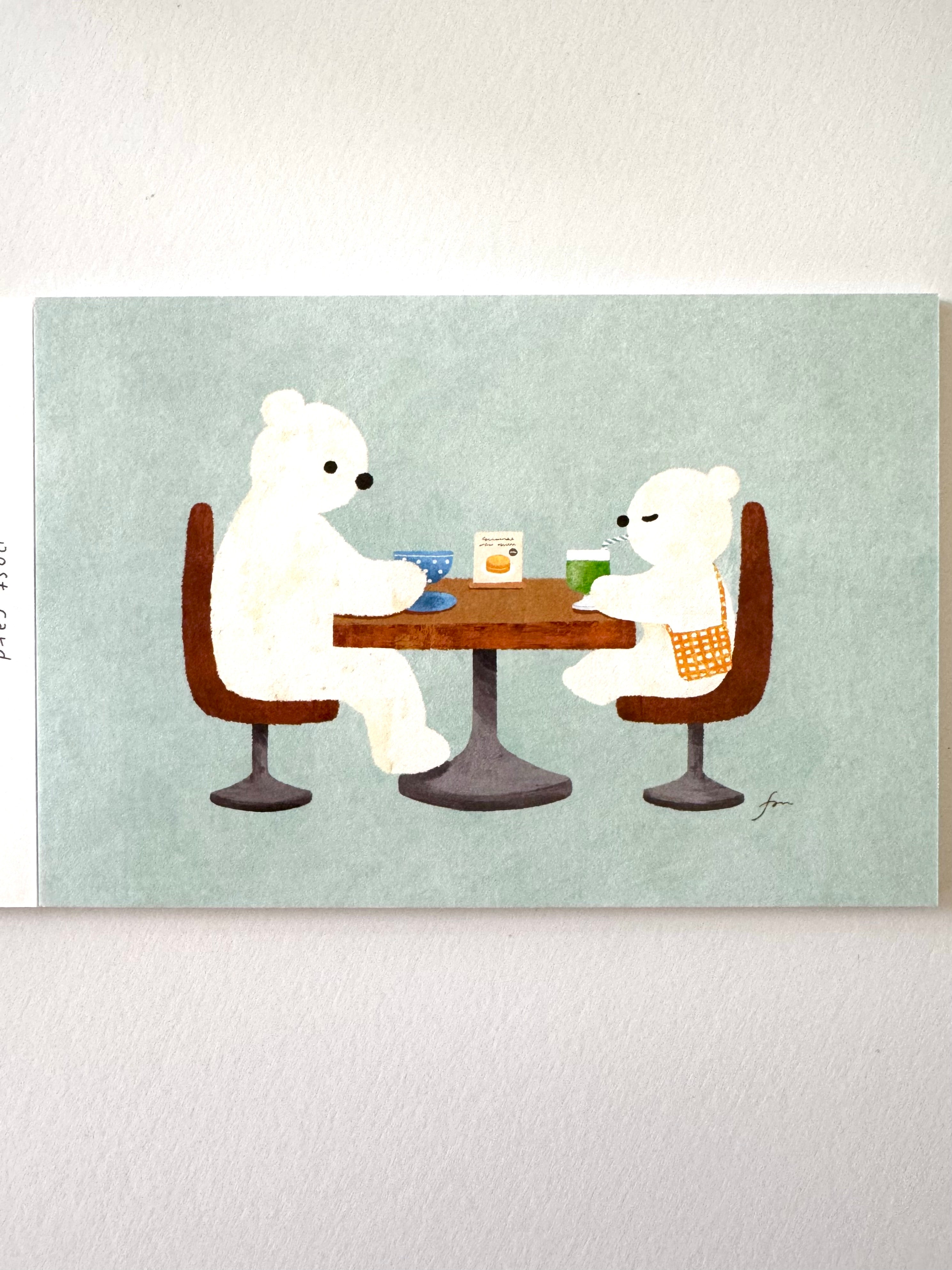 [cozyca] Tea Time Postcard Booklet x Mariko Fukuoka