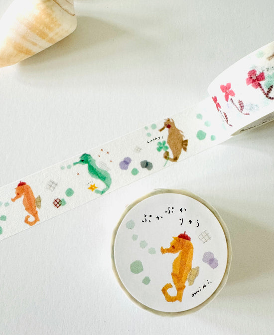 [Miki Tamura] SAIEN x Seahorse washi tape