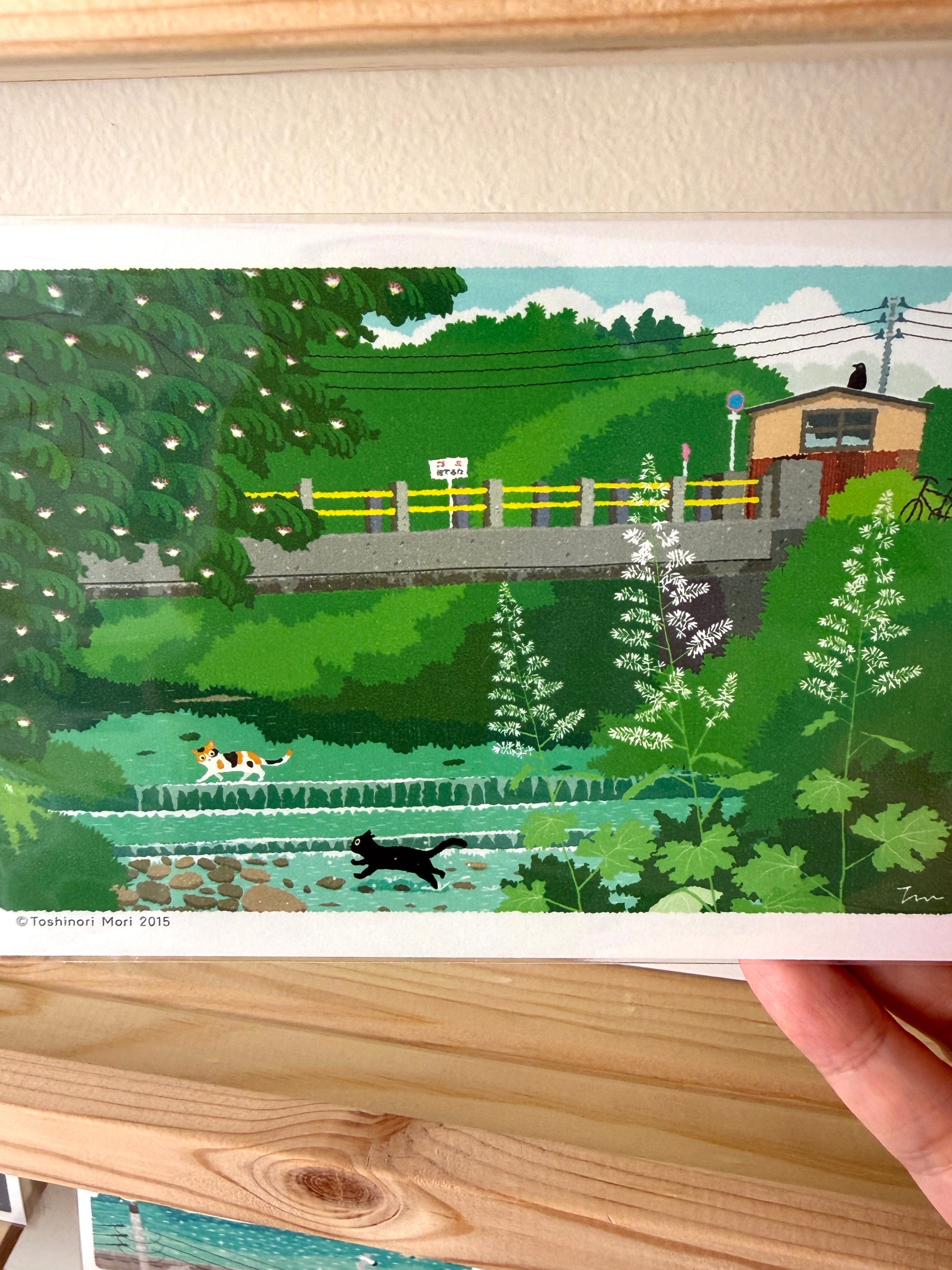 [Tabineko] Original Exclusive: Cross the Summer River postcard x Toshinori Mori