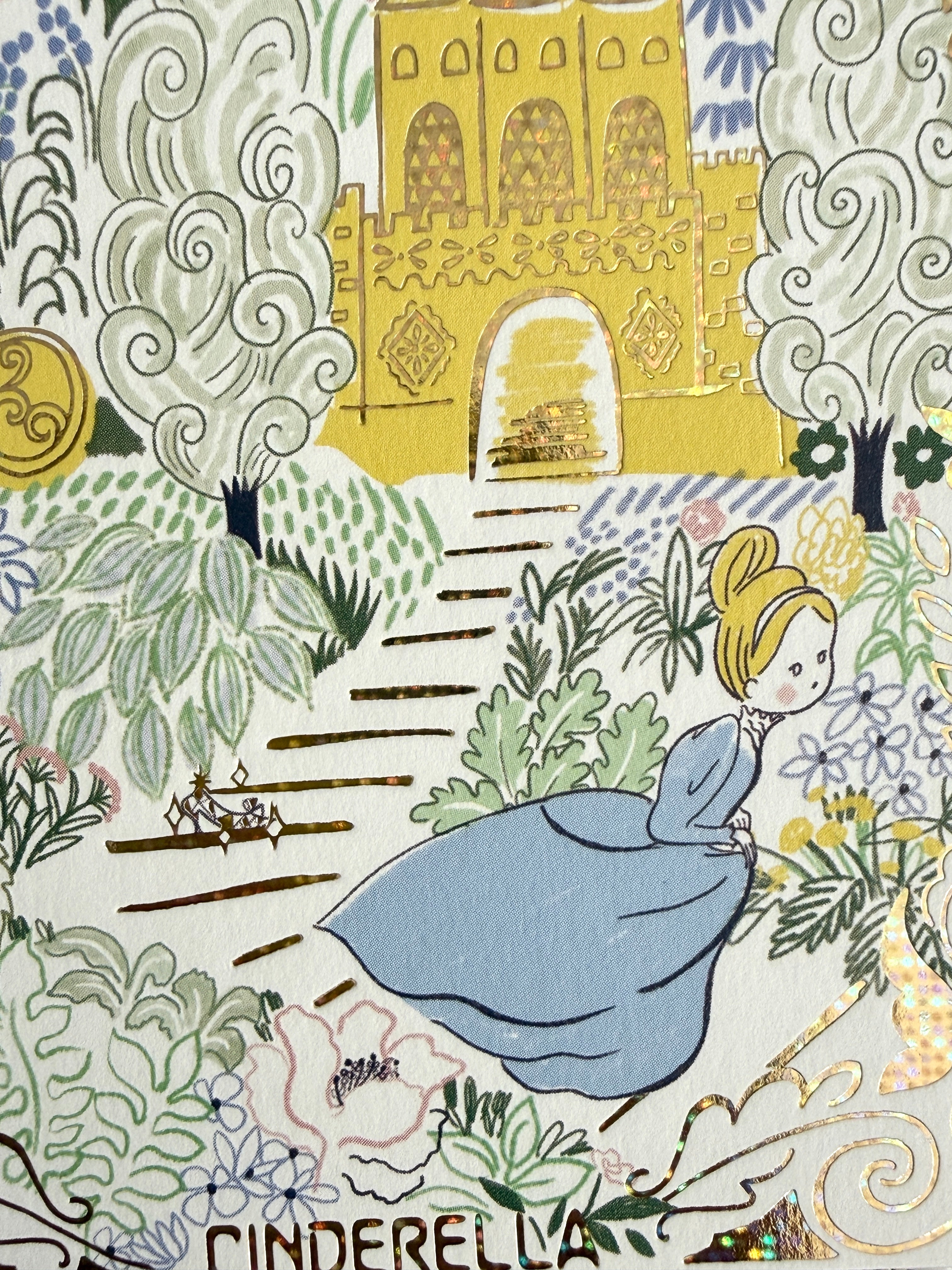 [SEAL-DO] Shinzi Katoh x Walking Literature series: Cinderella by Charles Perrault · Sparkling postcard