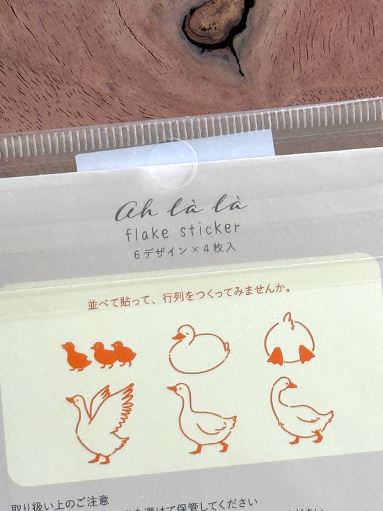 [Matoka] Ah la la Ducks flake stickers
