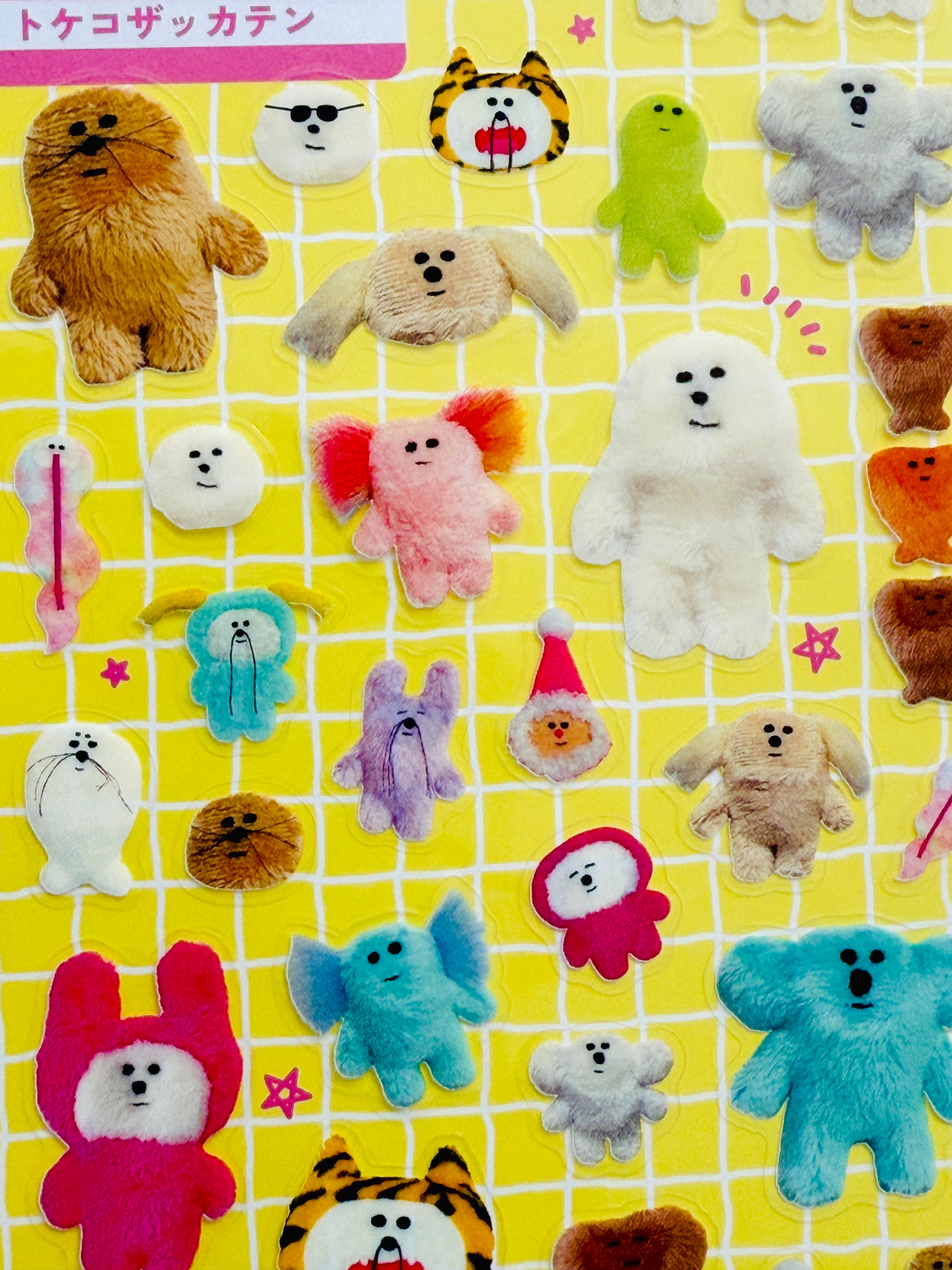 [Tokekozakkaten] Creators Circus collab x Plush Friends sticker sheet