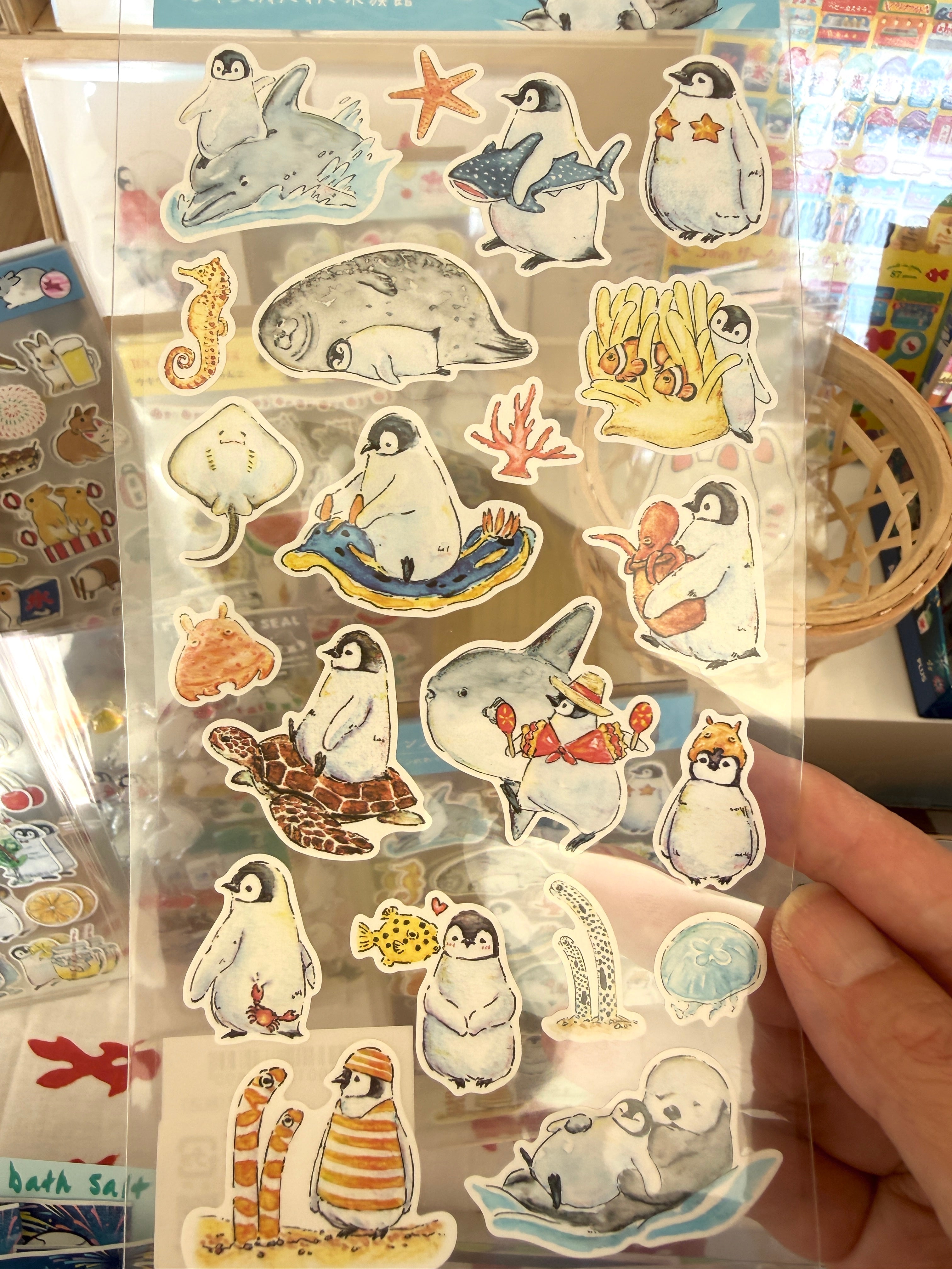 [Active] Oton x Penguin’s Ocean Adventure sticker sheet
