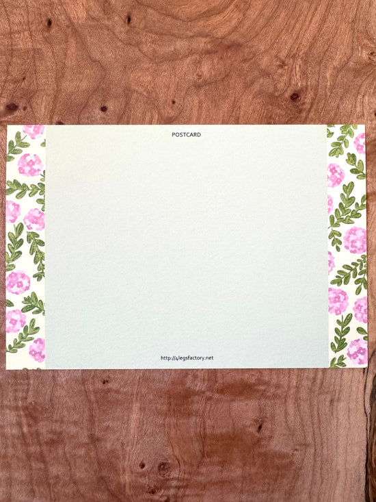 [4legs] Kijitora & Spring Blooms postcard