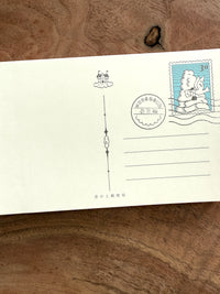 [Kyupodo] Kumonoue “Airmail Post Office” Memo pad