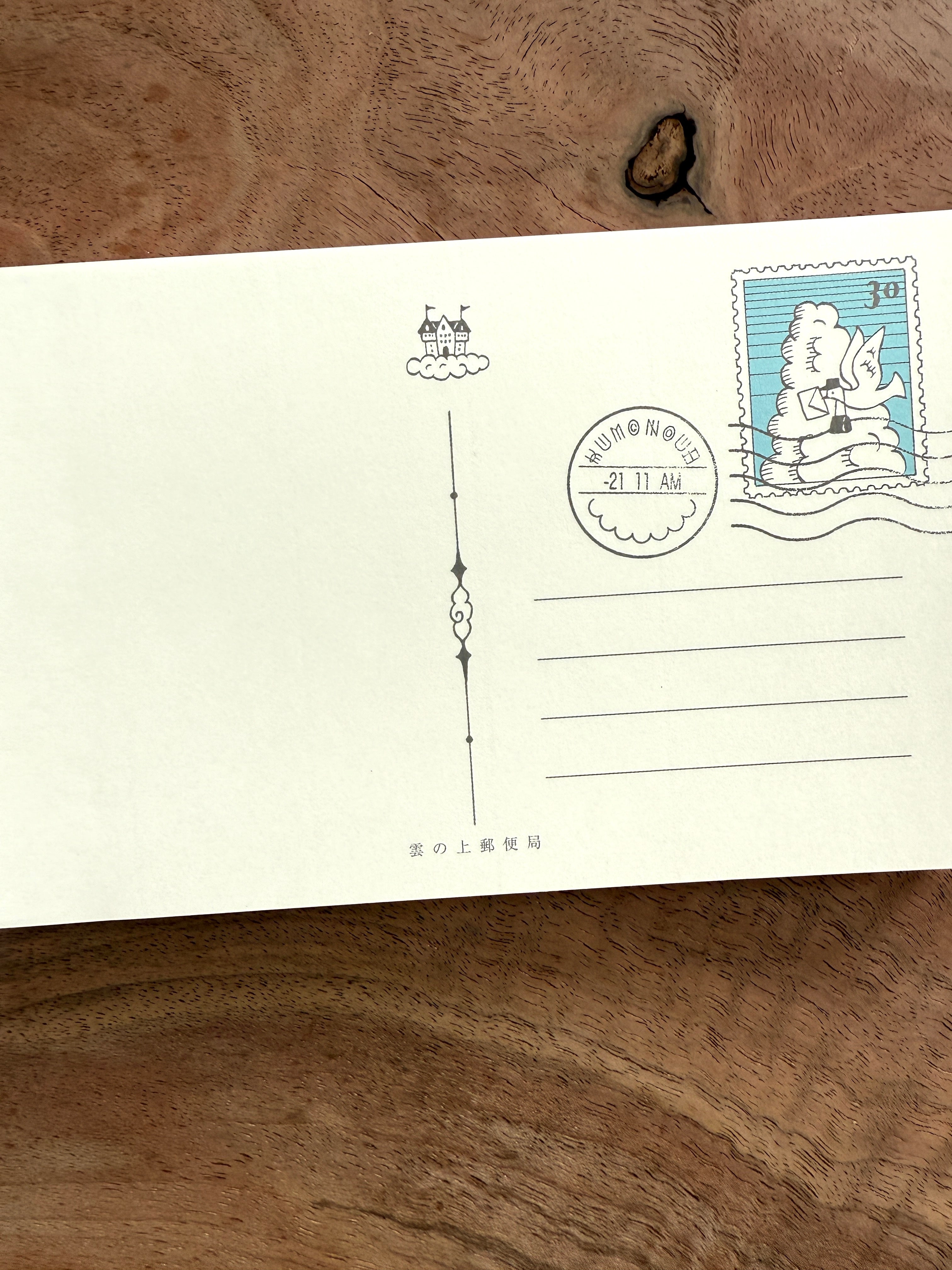 [Kyupodo] Kumonoue “Airmail Post Office” Memo pad