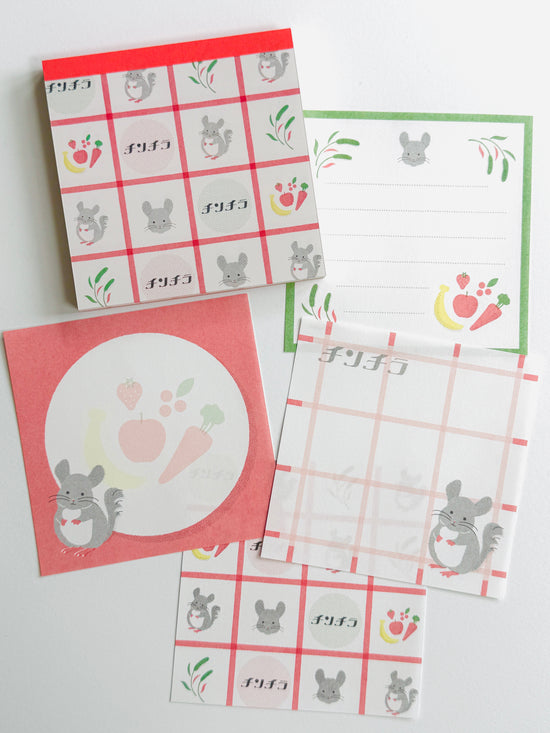 [GreenFlash] Chinchilla Block Memo pad