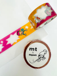 [mt] dagashi x big katsu and yotchan series washi tape