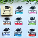 [RiraRira Hanko] Mamoru-kun Ink Bottle rubber stamp