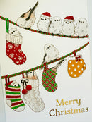 [Akane Kotoko] Long-Tailed Tit Birdie Stockings postcard