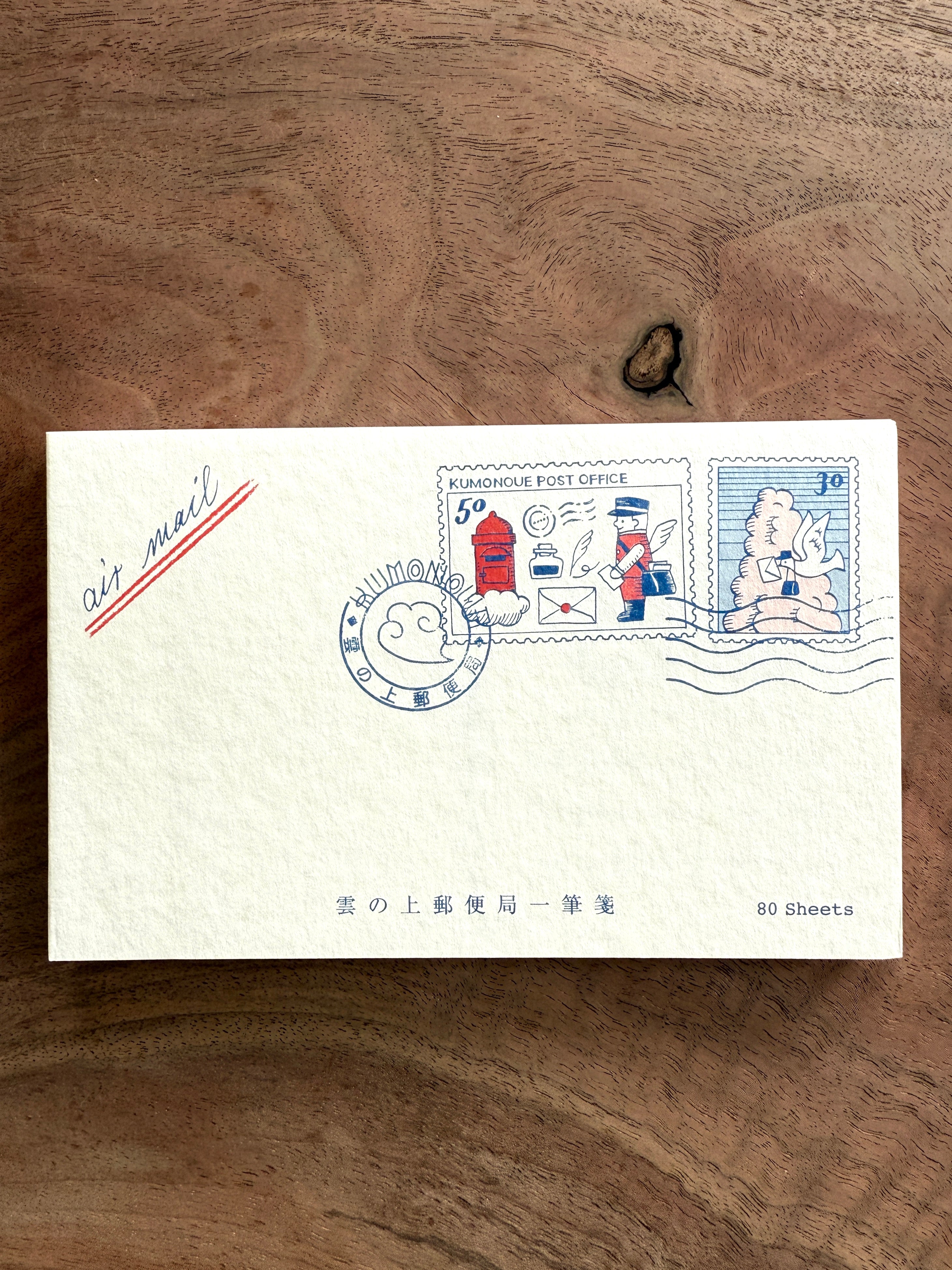 [Kyupodo] Kumonoue “Airmail Post Office” Memo pad