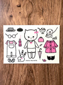 [Tsubame Books] Nezu Necoco Dress-Up postcard