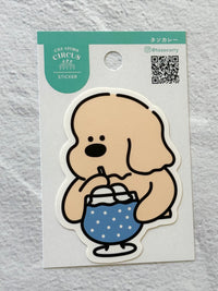 [tasocurry] Puppy Loves Blue Cream Soda decal sticker